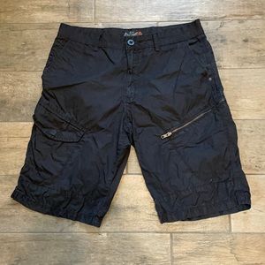Black Casual Cargo Men’s Shorts